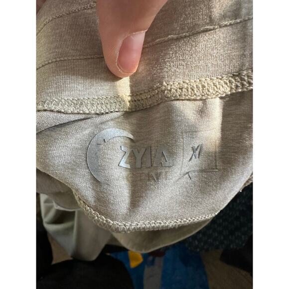 Zyia Active Women's Oatmeal Cozy Drawstring Waist Athletic Joggers Pants Size XL - Picture 4 of 4